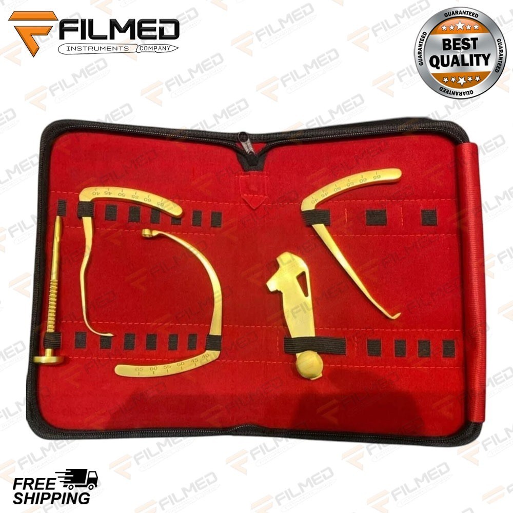 ACL PCL Reconstruction Drill Guide Target Device Band knee Surgical 5 Pcs Set