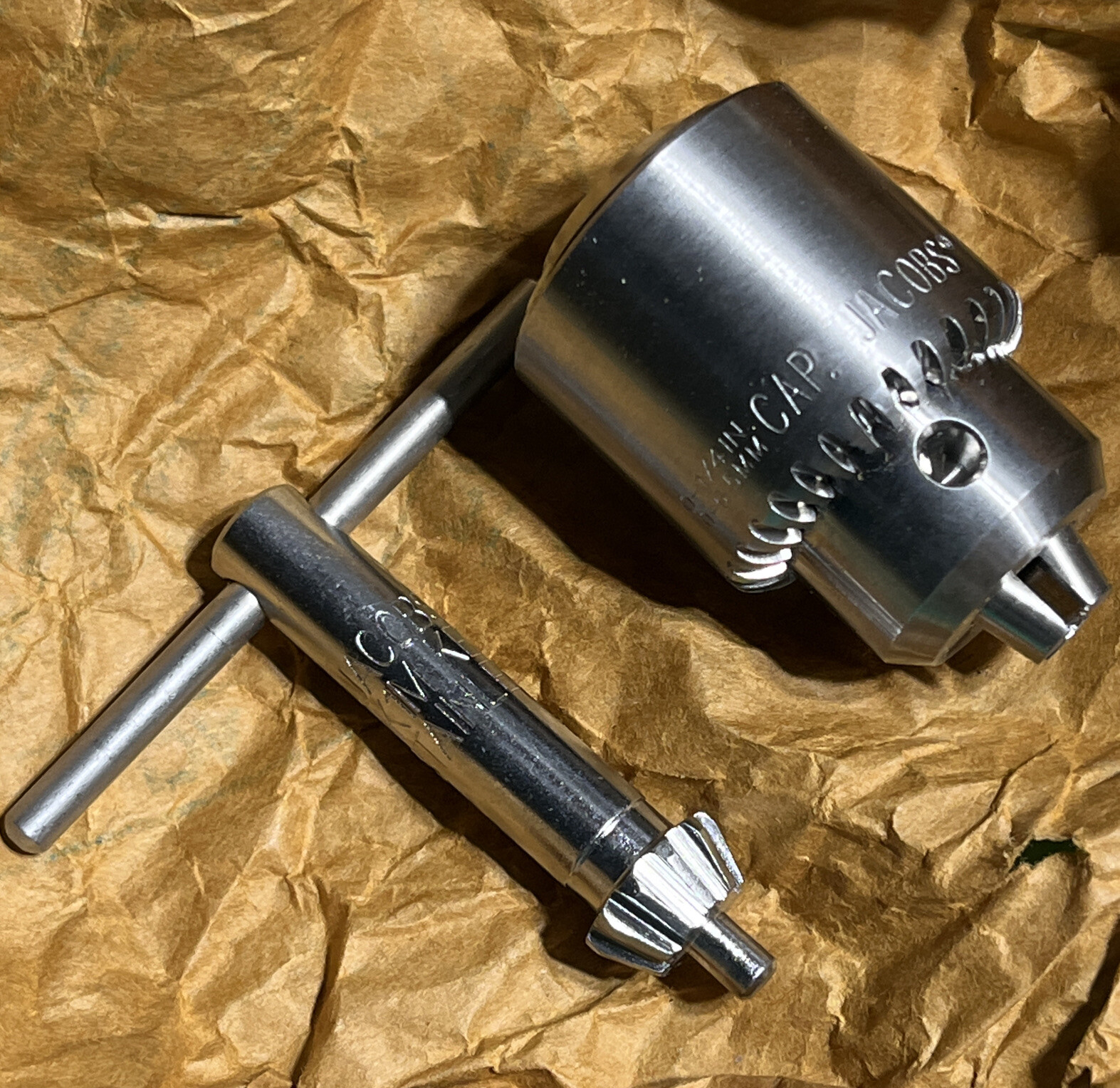 Jacobs JCM6627Z Medical 1/4” Chuck, 1BM 5/16-24, Stainless, k1M Key (17-4PH)