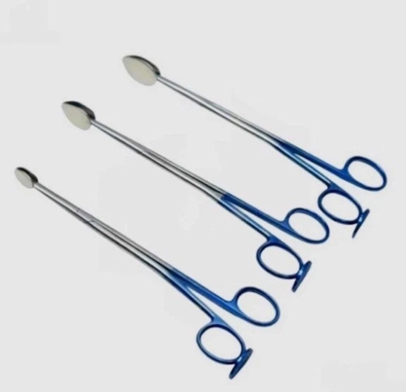 Trepsat Facial Surgery Scissors Flap Dissector Set of 3, Stainless Steel