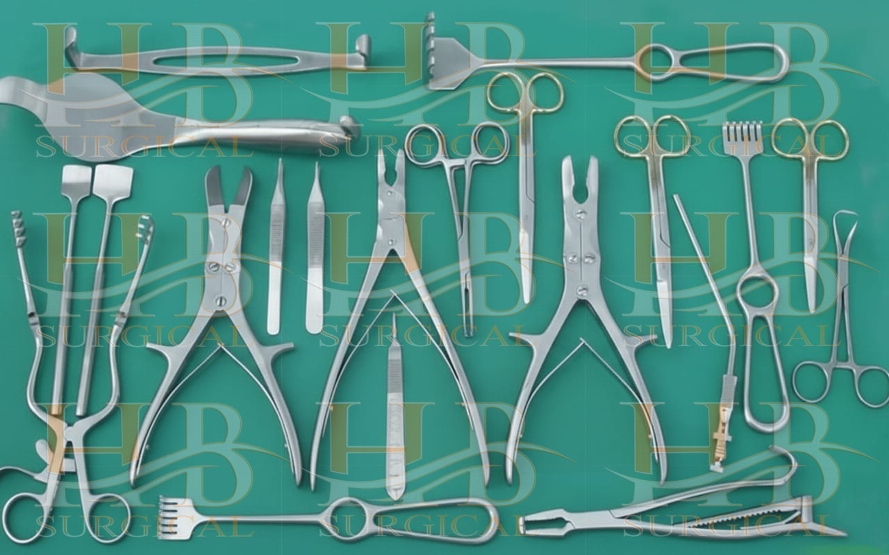 Basic Major Orthopedic surgical Instruments Set Of 21 Pcs