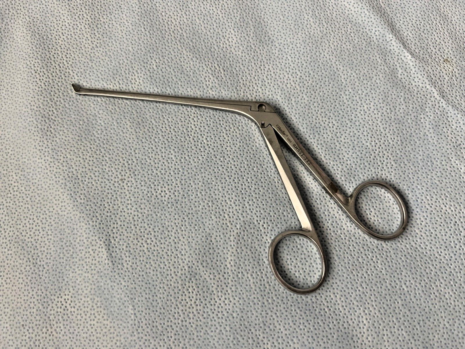 V. Mueller RH551-112 Blakesley-Weil Forceps 45° Up X 5mm X 2.5mm Fenestrated Cup
