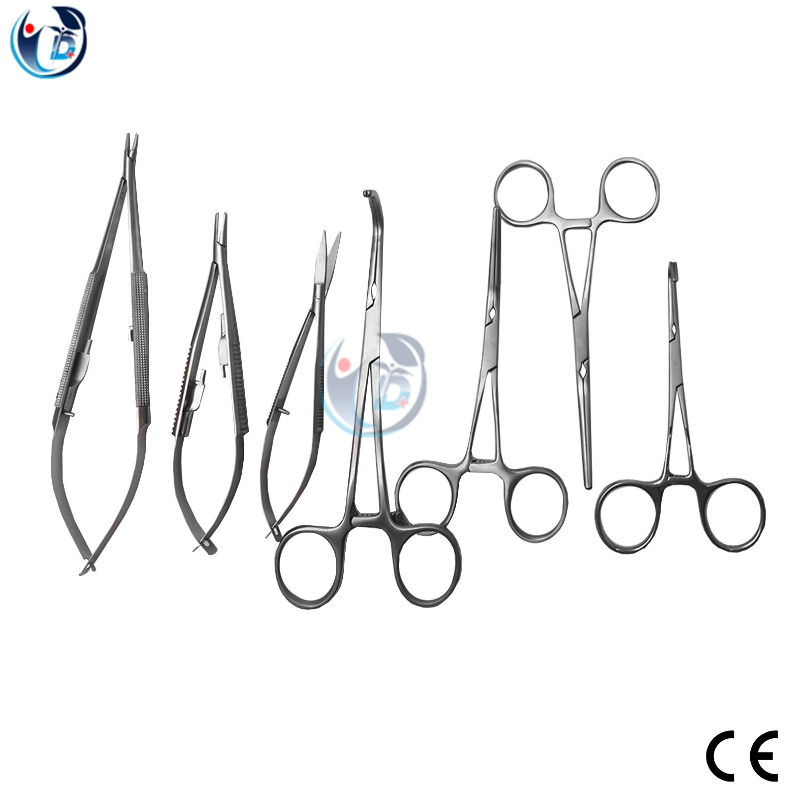 15 pcs vascular instrument set with sterilization box