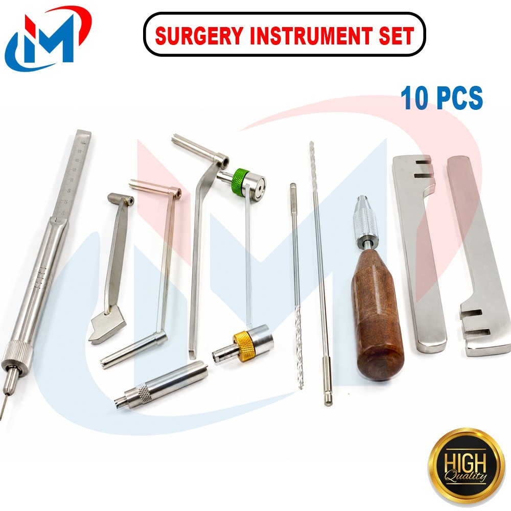 Orthopaedic Instruments Complete 10 Pcs Set Surgical Instrument A+ Quality