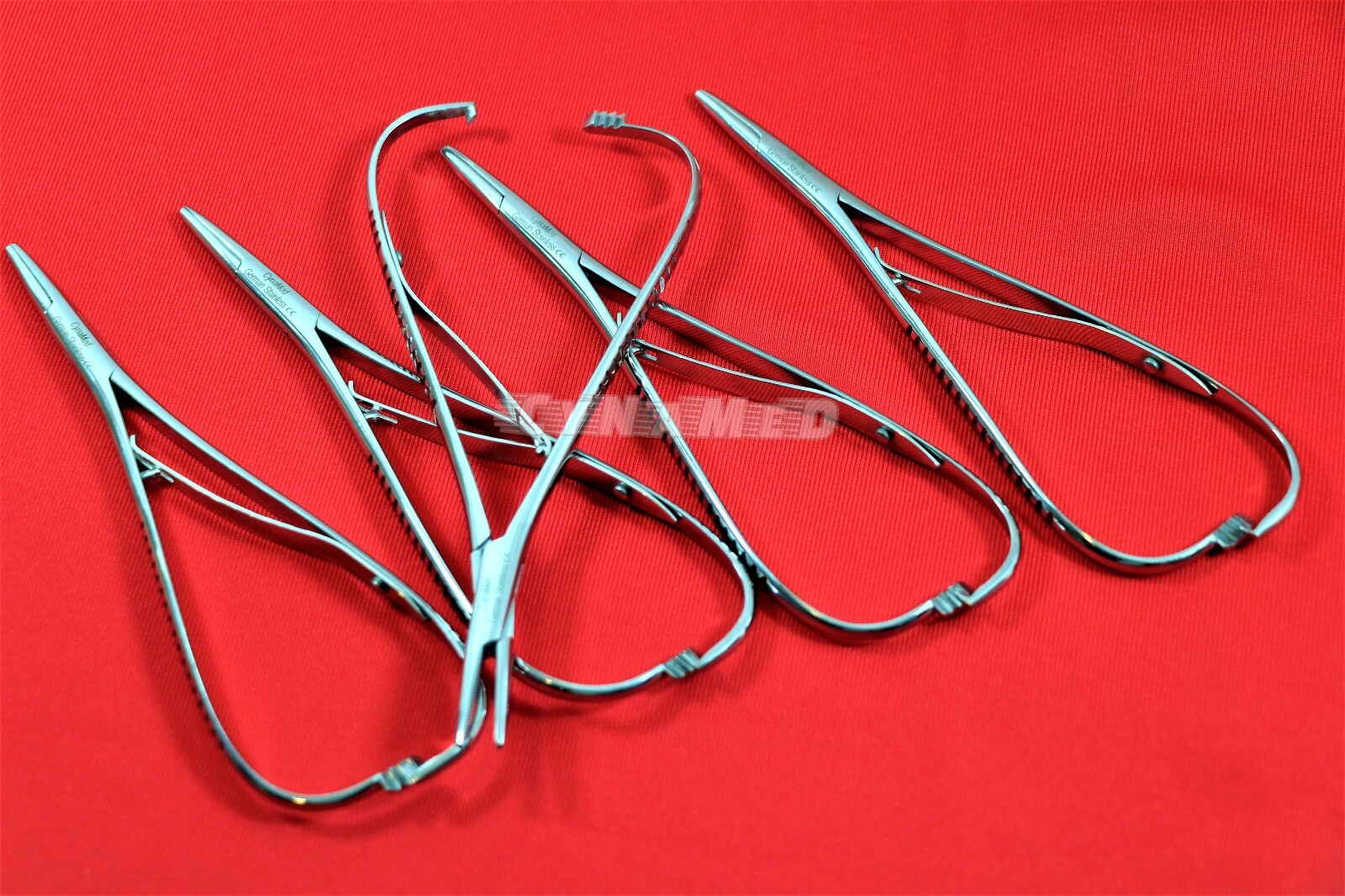 5 PREMIUM GERMAN Mathieu Needle Holder Surgical Orthodontic & Dental Instruments
