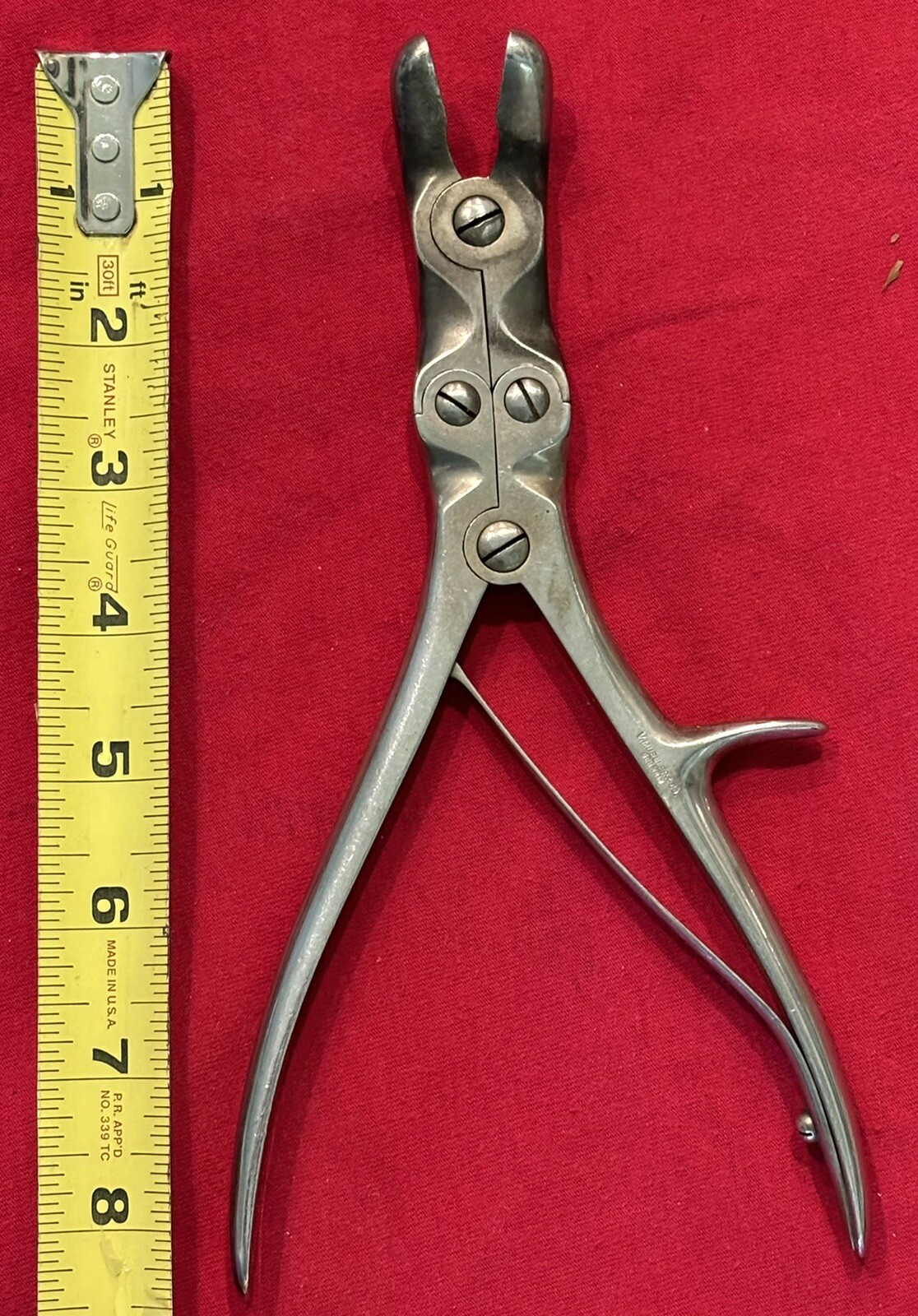 V. MULLER & CO. VINTAGE RONGUER SURGICAL FORCEP – GERMAN MADE EARLY EXAMPLE