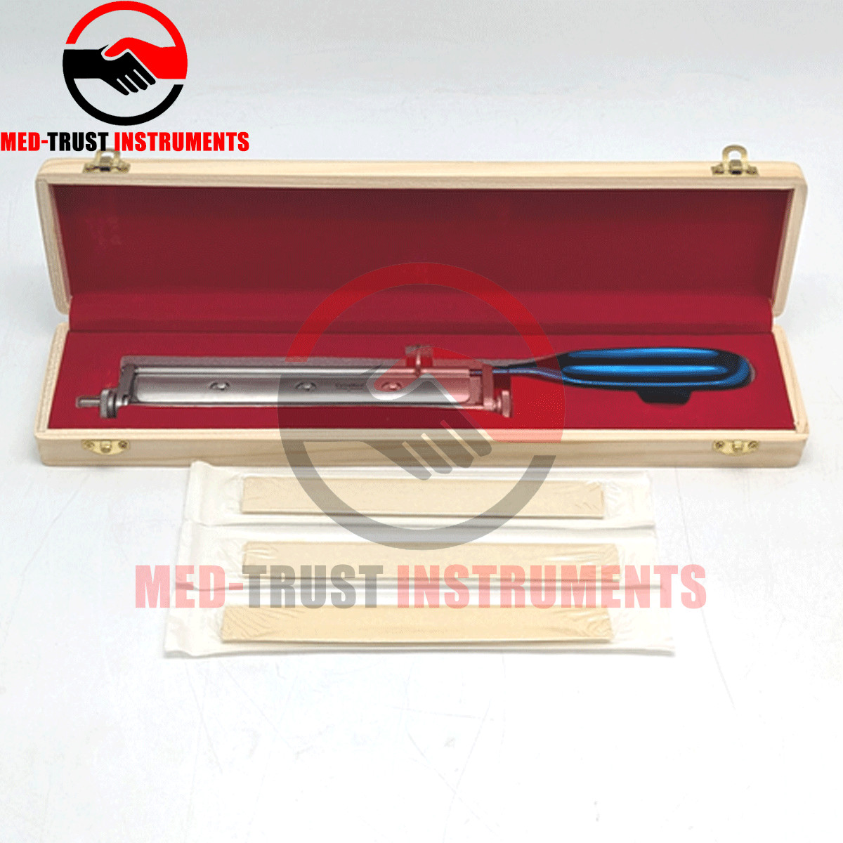 Skin Graft Knife Stainless Steel Surgical Instrument W/ 3 Knife Blade