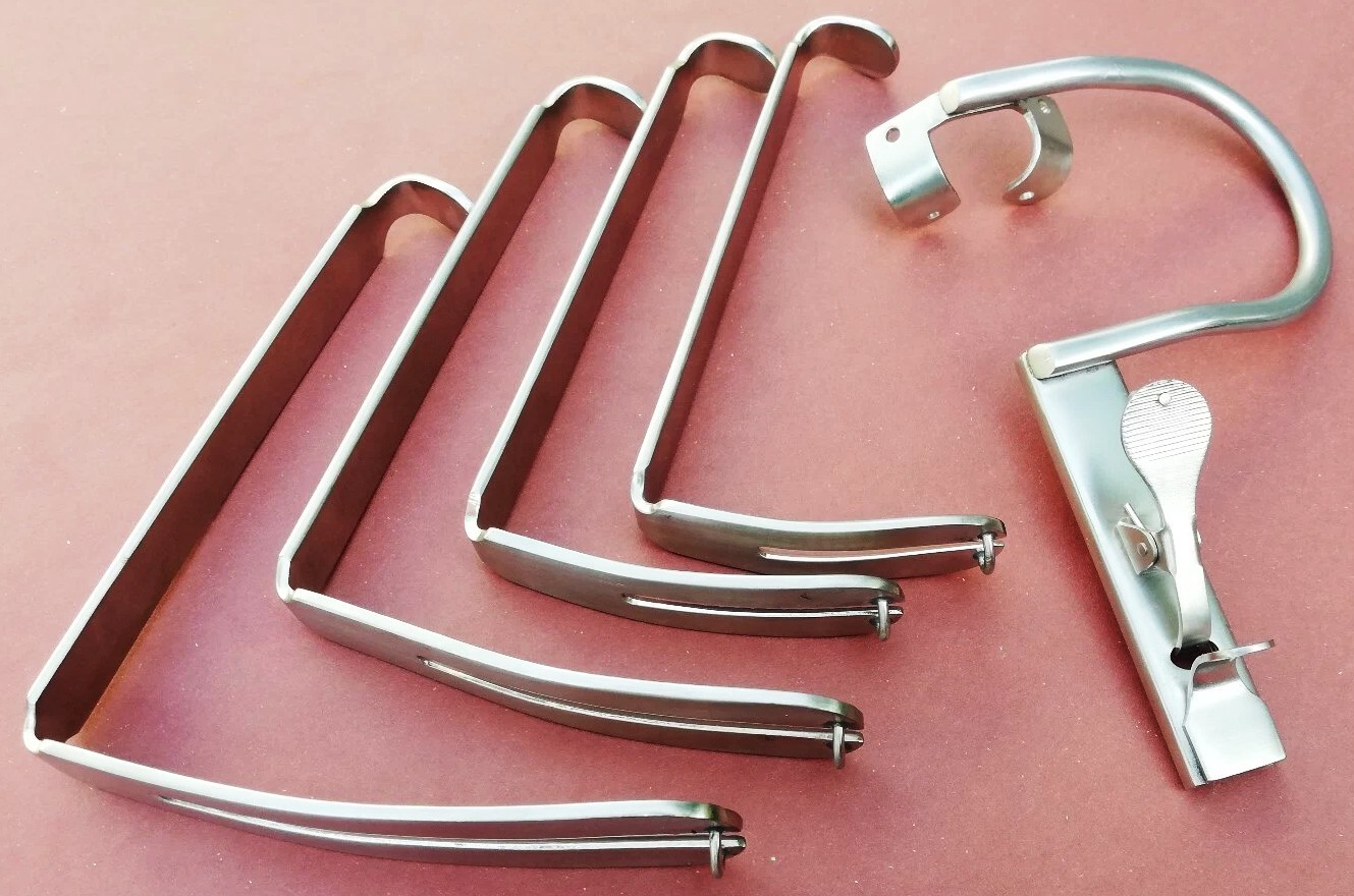 Davis Boyle Mouth Gag Set Asserted Blades Size 2.5-4.5″ ENT Oral Plastic Surgery