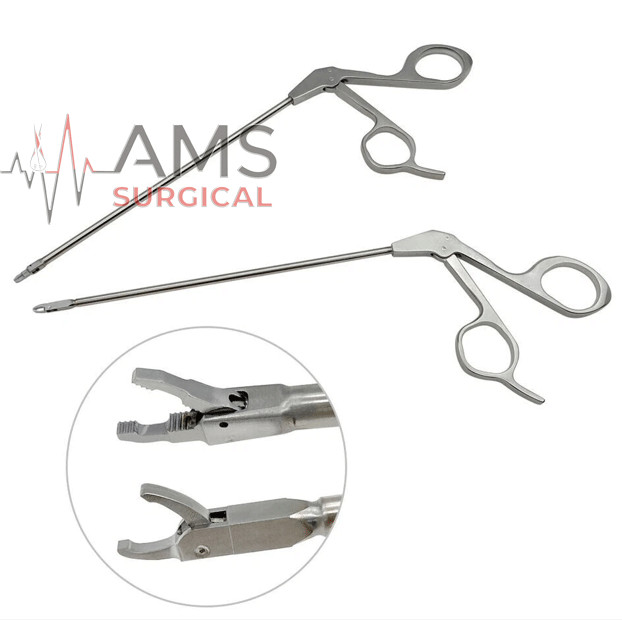 2 Pcs Knee Arthroscopy Suture Grasper Set – Suture Passer & Holding Forceps