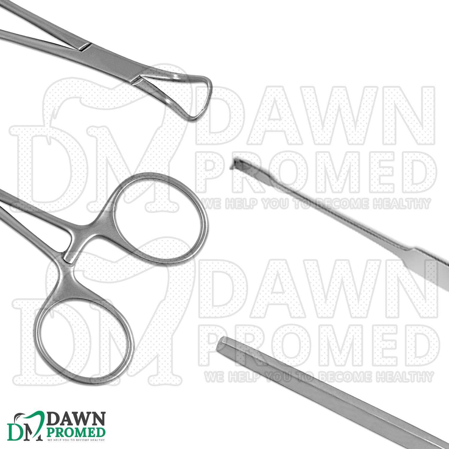 19 Pcs General Surgery Veterinary Kit With FREE Blades German Grade Instruments