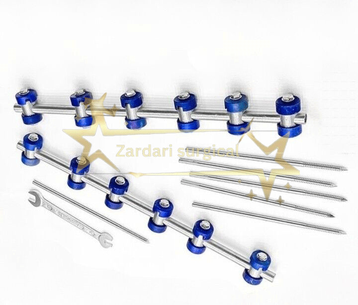 Orthopedic Stainless Steel External fixator A-O Calmp 5.0mm 9PCS Set Surgical