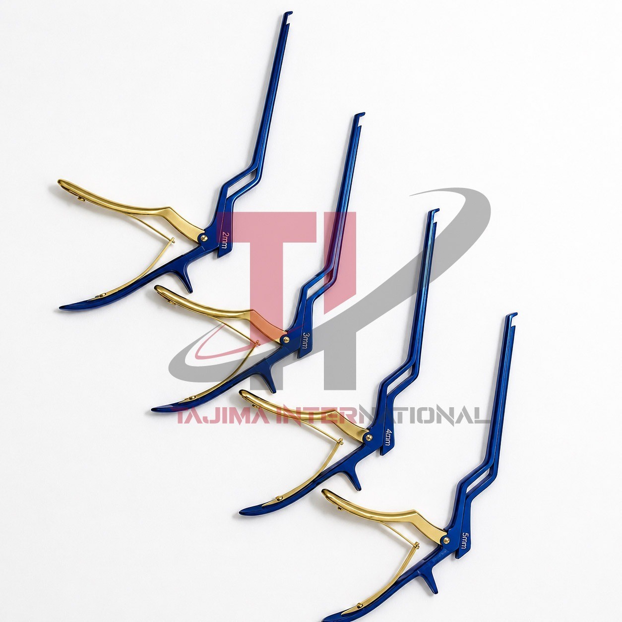 Kerrison Bayonet Bone Spine Rongeur, Surgical Orthopedic Instruments Set of 4 pc