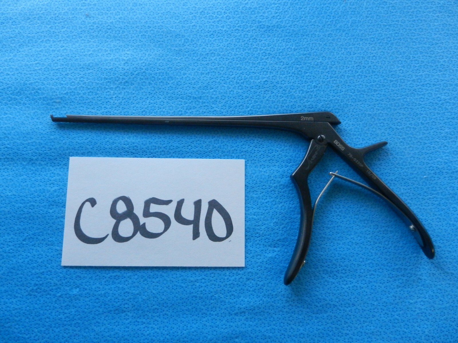 Boss Surgical Orthopedic Ceramic Coated 2mm 40 Deg 8in Rongeur 70-0330P NEW!