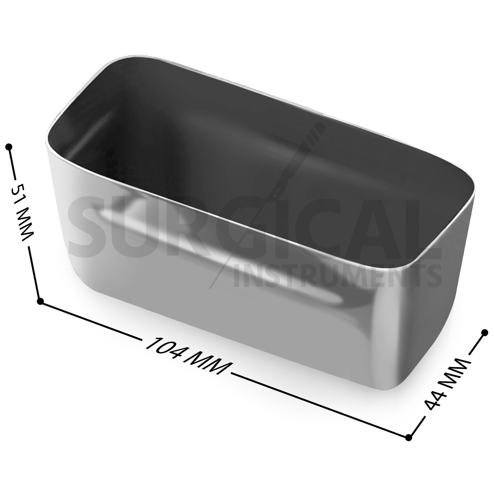 3 Pcs Endodontic Box 104 x 44 x 51mm Surgical Dentist Dental German Grade