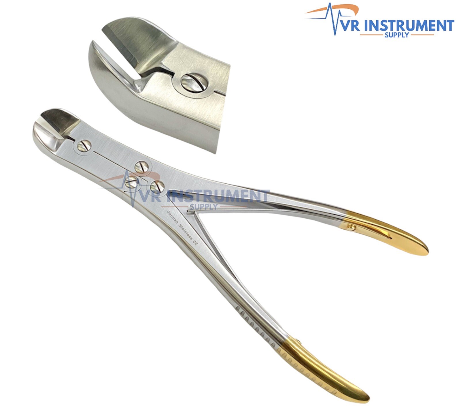 T/C Germany Tip Pin & Wire Cutter Side Cut Surgical Orthopedic Tools Pliers 9”