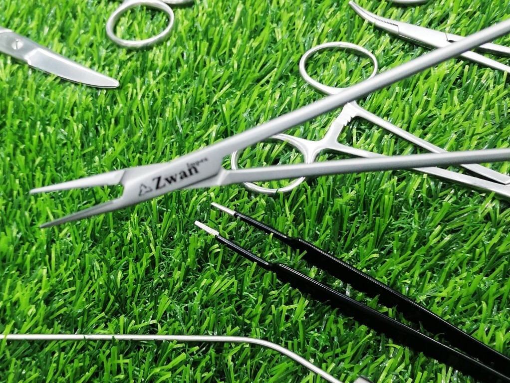 20 Pcs Extended Hand Plastic Reconstruction Surgery & Veterinary Instruments Set