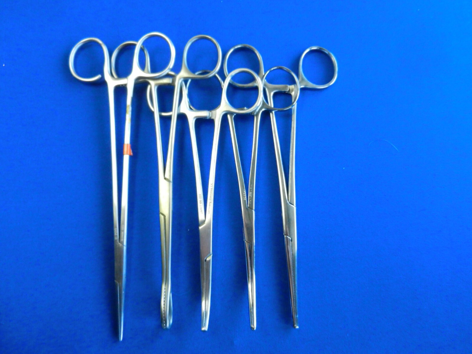 E668 Jarit Pilling Codman Lot of 10 Forceps 16-19.5cm Overall Length