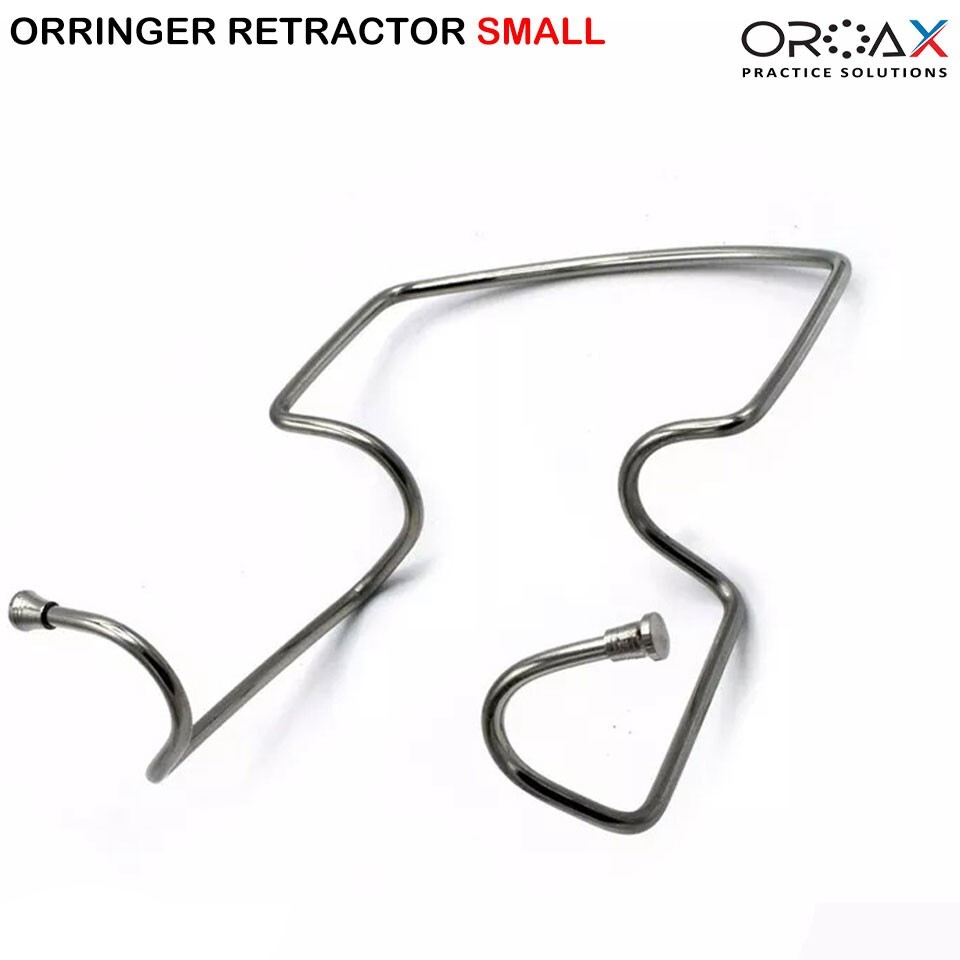 Retractor de mejillas Orringer de alambre metálico quirúrgico dental OROAX