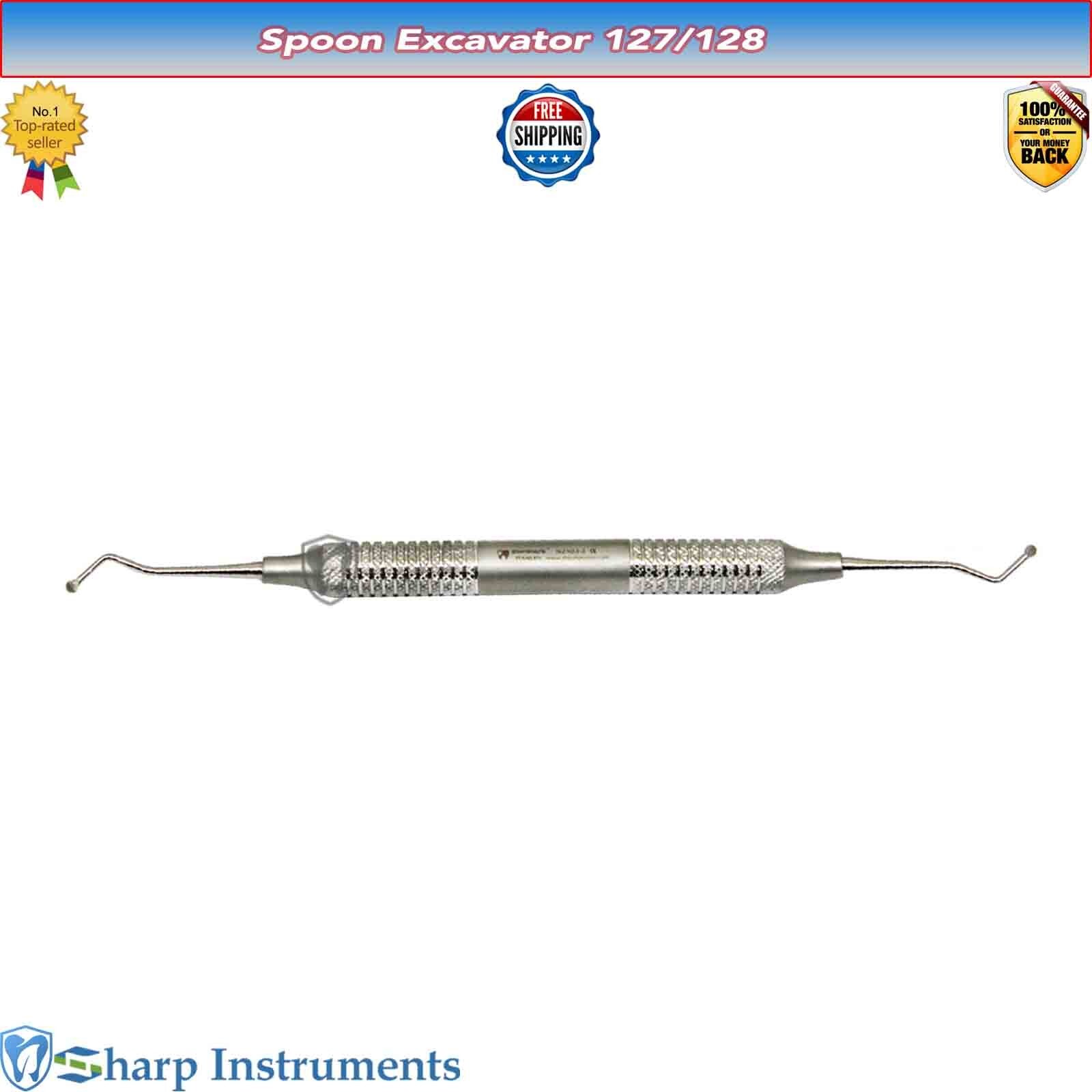 127/128 Dental Spoon Excavator 2mm Restorative Surgical Dental Instruments