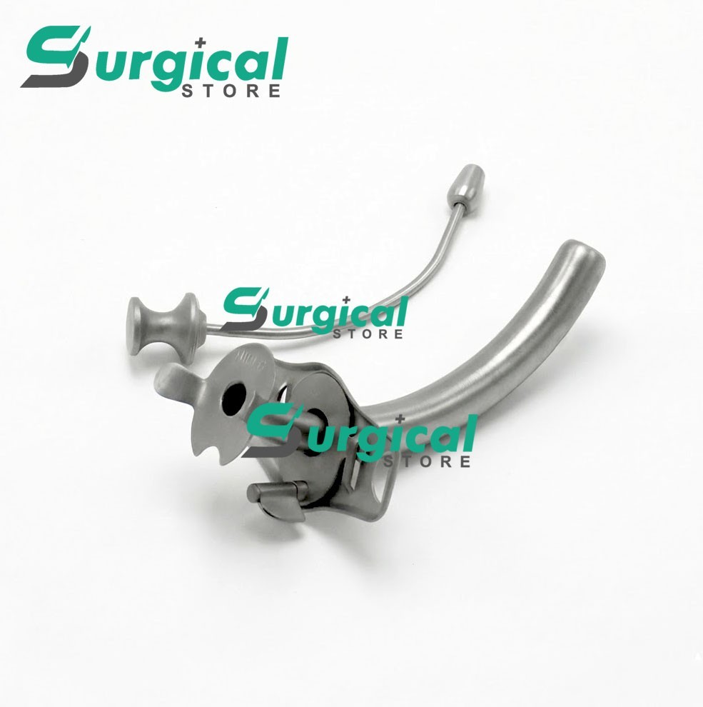 Jackson Tracheostomy Tracheal Tube 11mm 5PCs Set Steel Surgical ENT Instrument