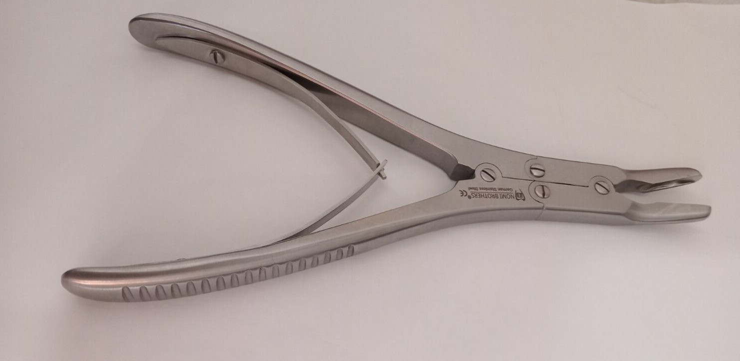 Ruskin Bone Rongeur 7.50″ Curved Double Action Stainless Steel German Grade