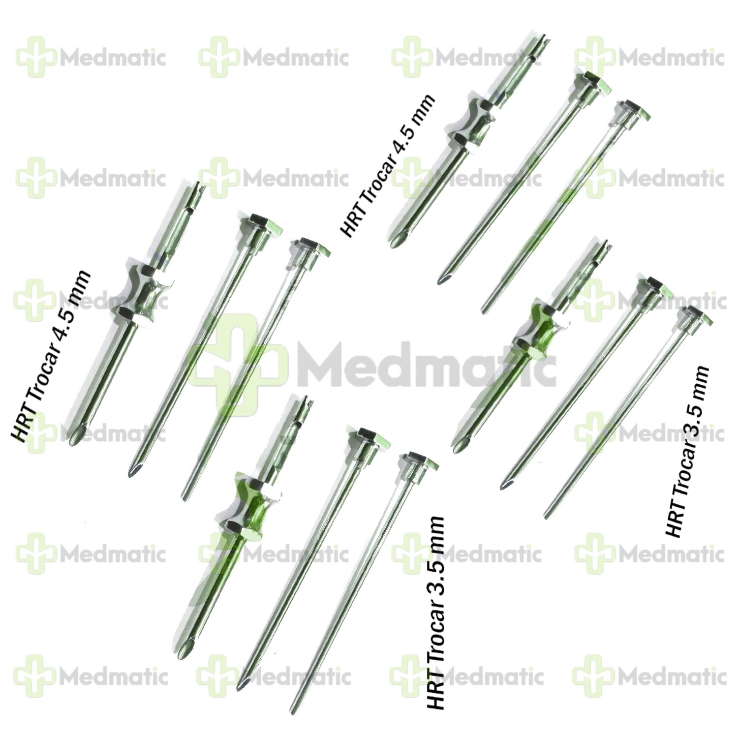 4 Sets HRT Trocar 3.5mm & 4.5mm Hormone Replacement Pellet Insertion Kits A+
