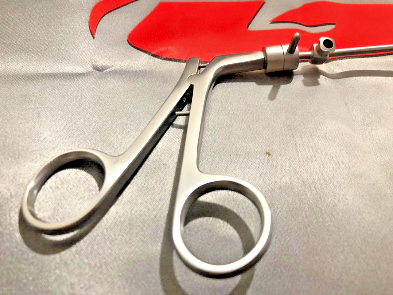 ENT Antrum Grasping Forceps Rotatable ENT Surgical Instruments 13cm