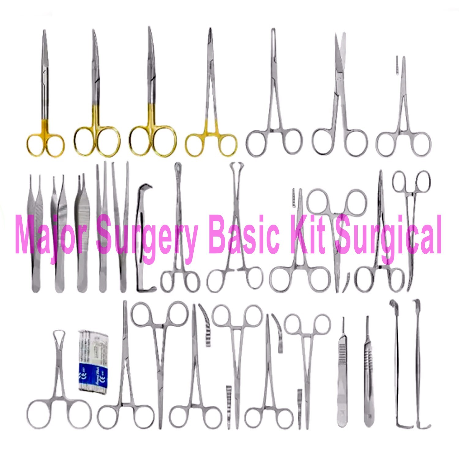108 Pcs Set Major Surgery Basic Kit Surgical Medical Instruments Set