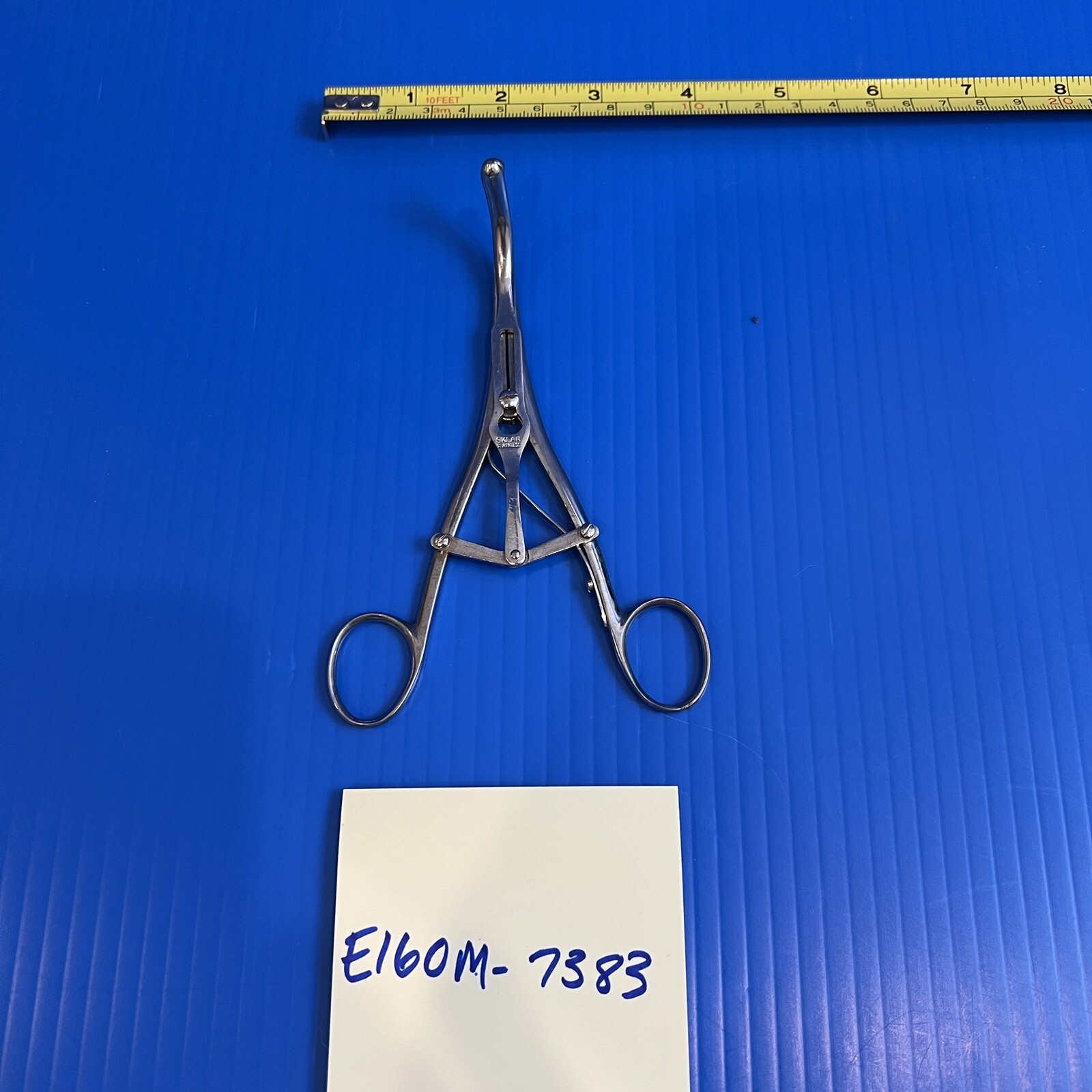Sklar 78-3460 Laborde Tracheal Dilator Three Blunt Blades 5-1/2″ long vintage