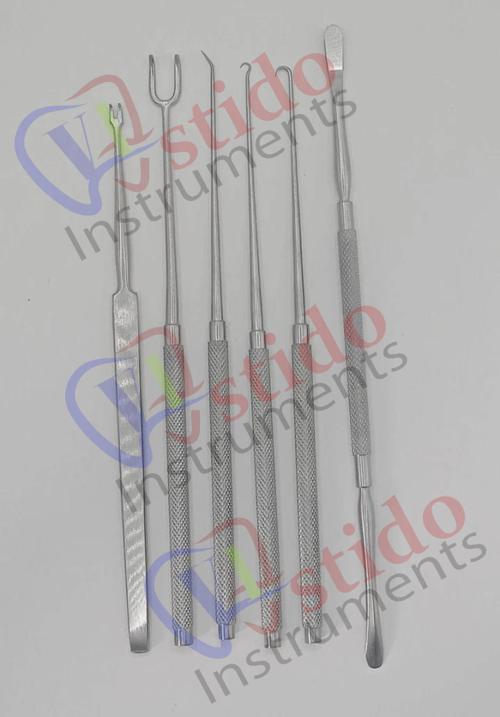 Nasal Rasp , Plastic Surgery Nasal Rhinoplasty Surgical Instruments Set Of 6