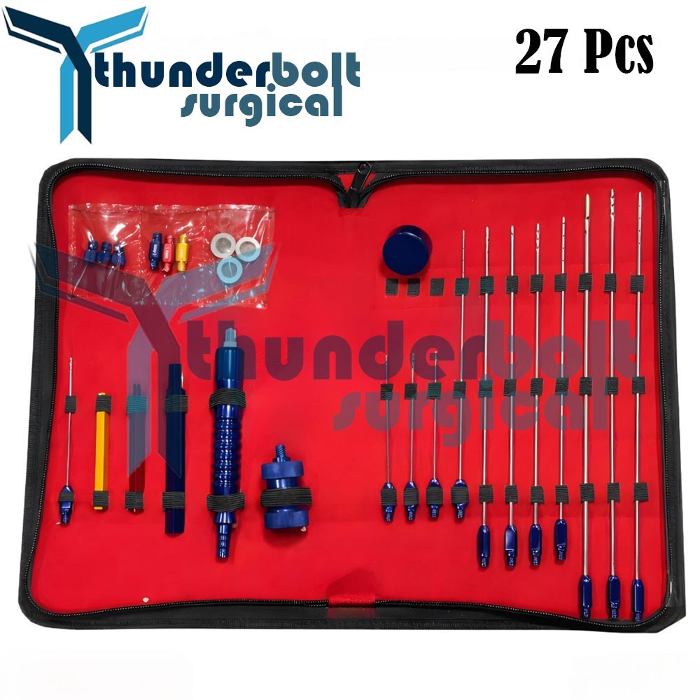 Cannula Set of 27 Pieces Luer Lock Liposuction Fat Transplantation A Quality Kit