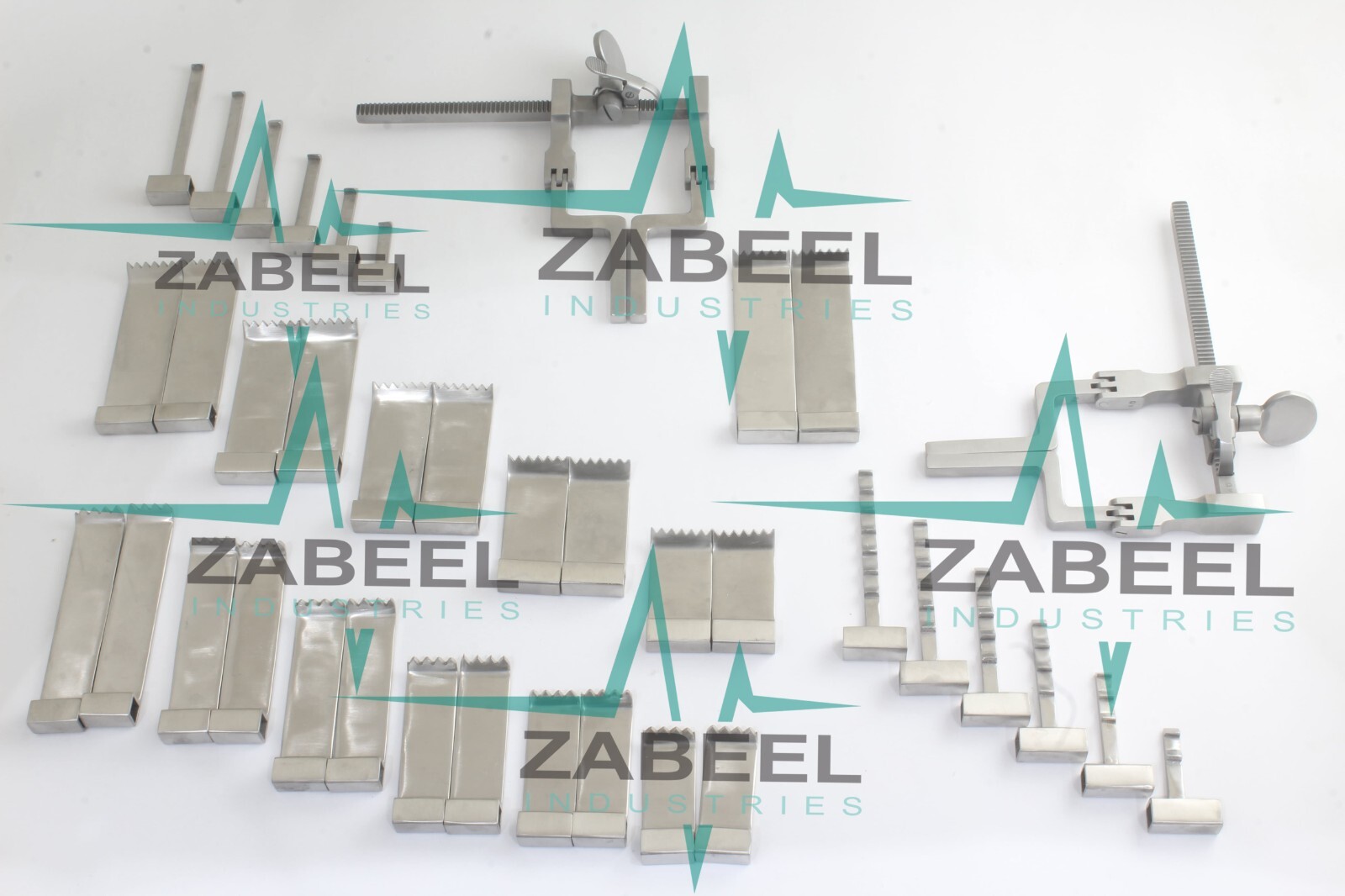 McCulloch Micro Discectomy Lumbar Retractor 38 PCs Silver Set By ZaBeel