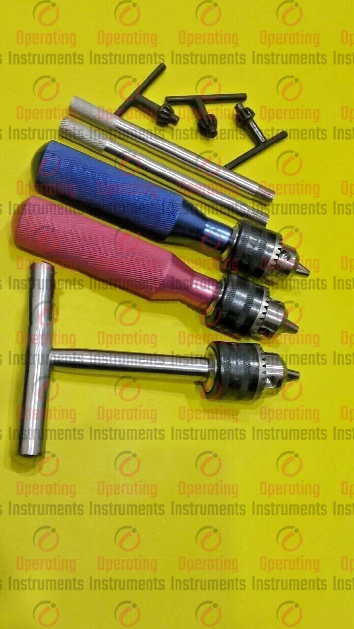 Hand Drill Chuck 16cm T Handle Surgical Orthopedics Instrument Quality A+ 8 PCS