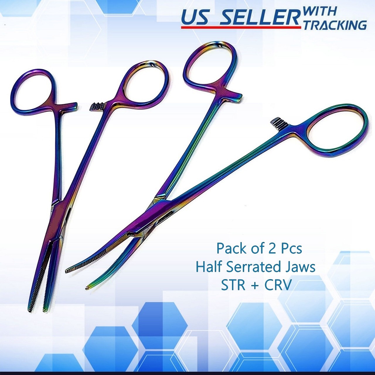 O.R PREMIUM GRADE KELLY HEMOSTAT FORCEPS 5.5” STR+ CRV SURGICAL INSTRUMENTS