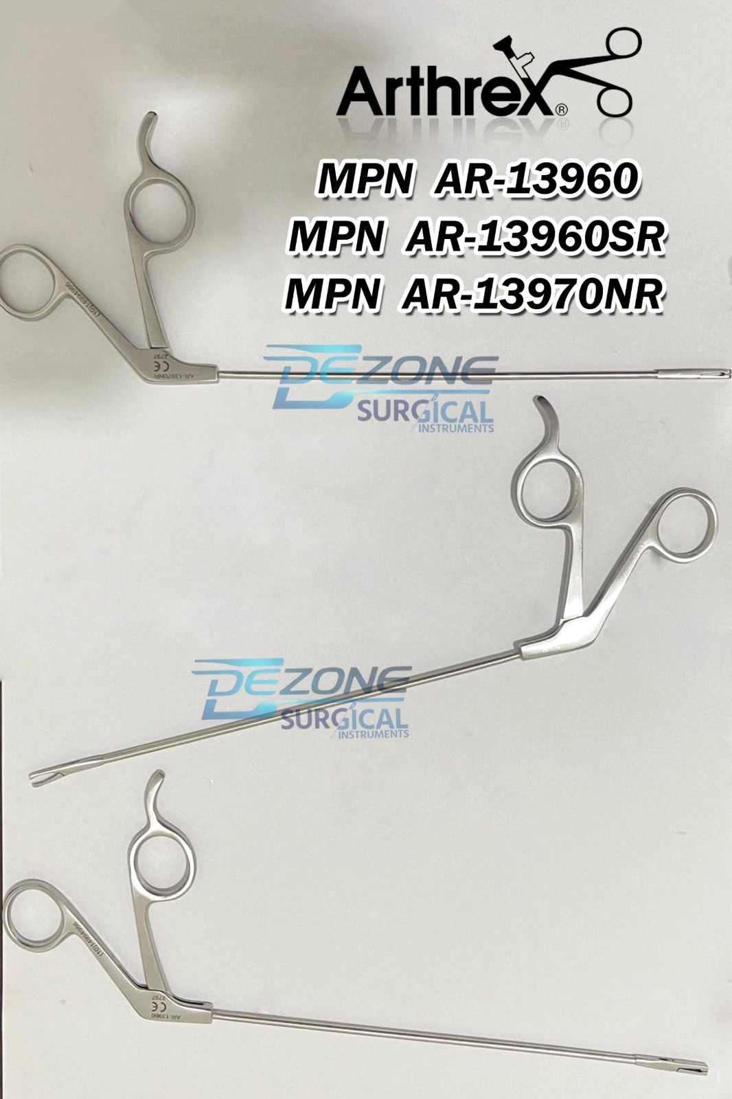 Arthrex AR-13960,AR-13960SR,AR-13970NR Rotator Cuff Grasper Arthroscopic Instrum