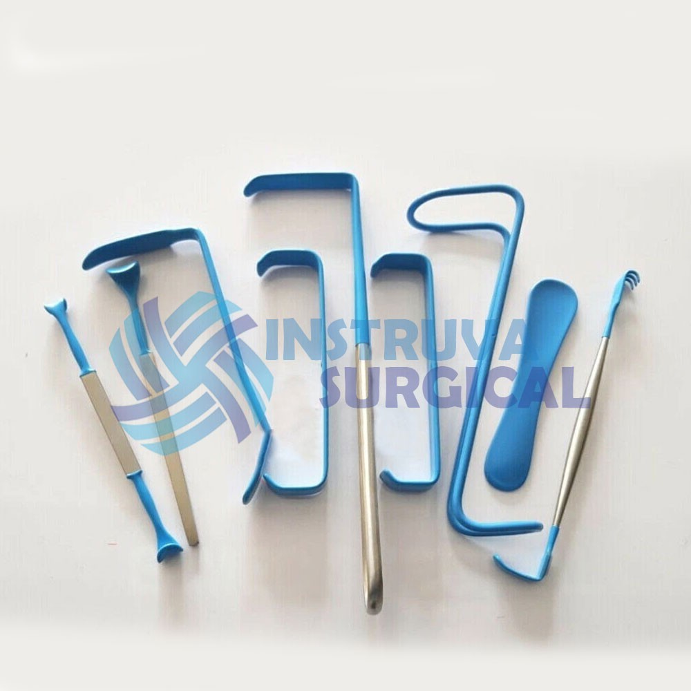 Surgical Insulated Retractor Set of 9 Pcs Surgical Instruments