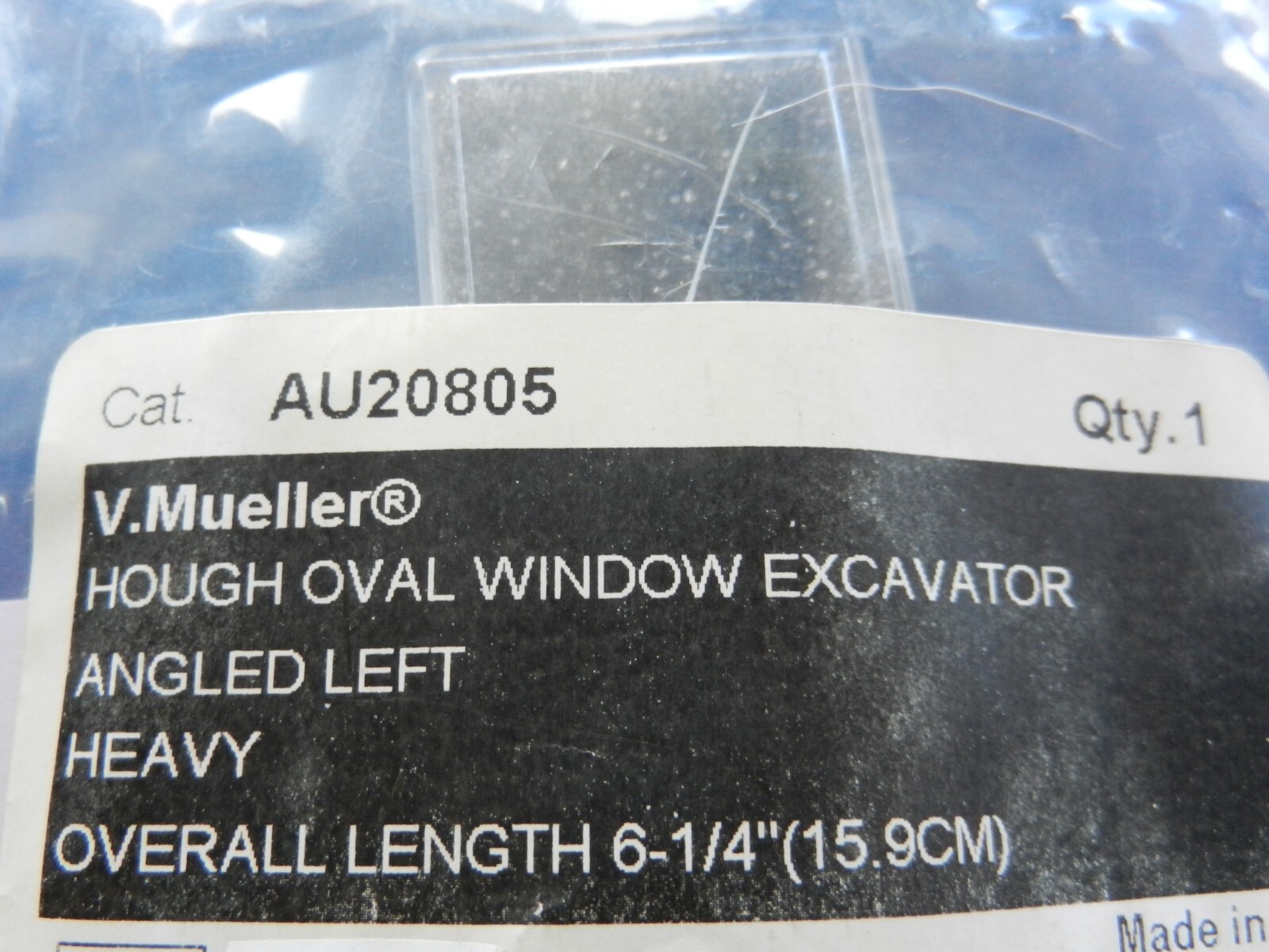 E5708 ***NEW*** V. Mueller AU20805 Hough Left Angled Window Excavator 15.9cm