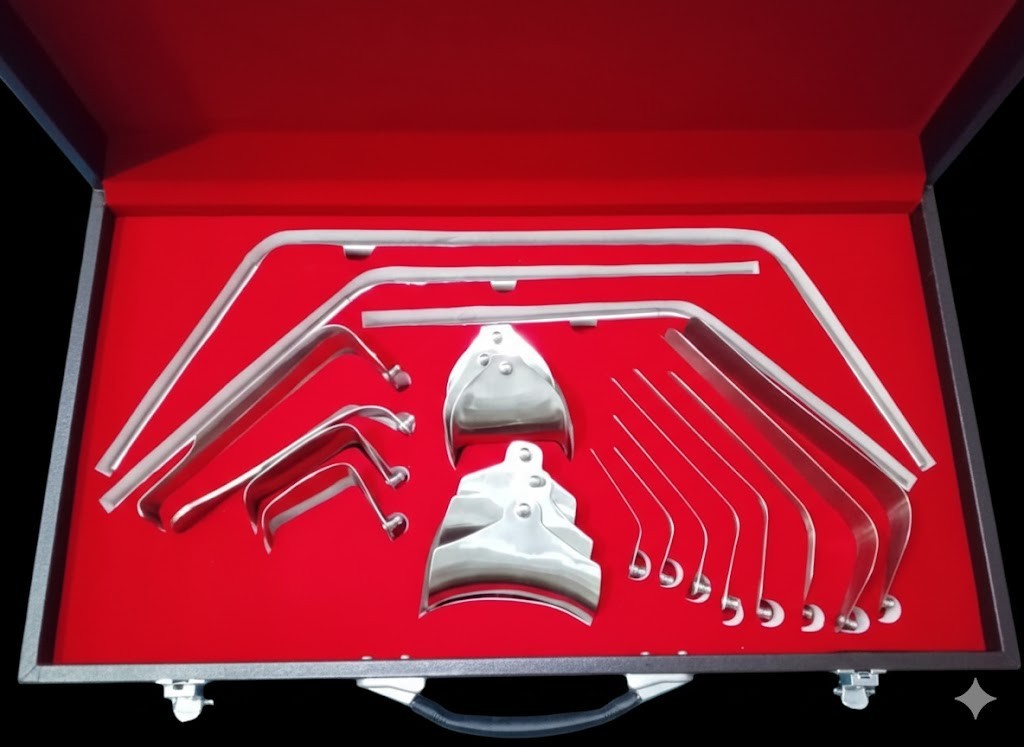 Thompson Retractor Complete Set Surgical Instrument Set Stainless Steel