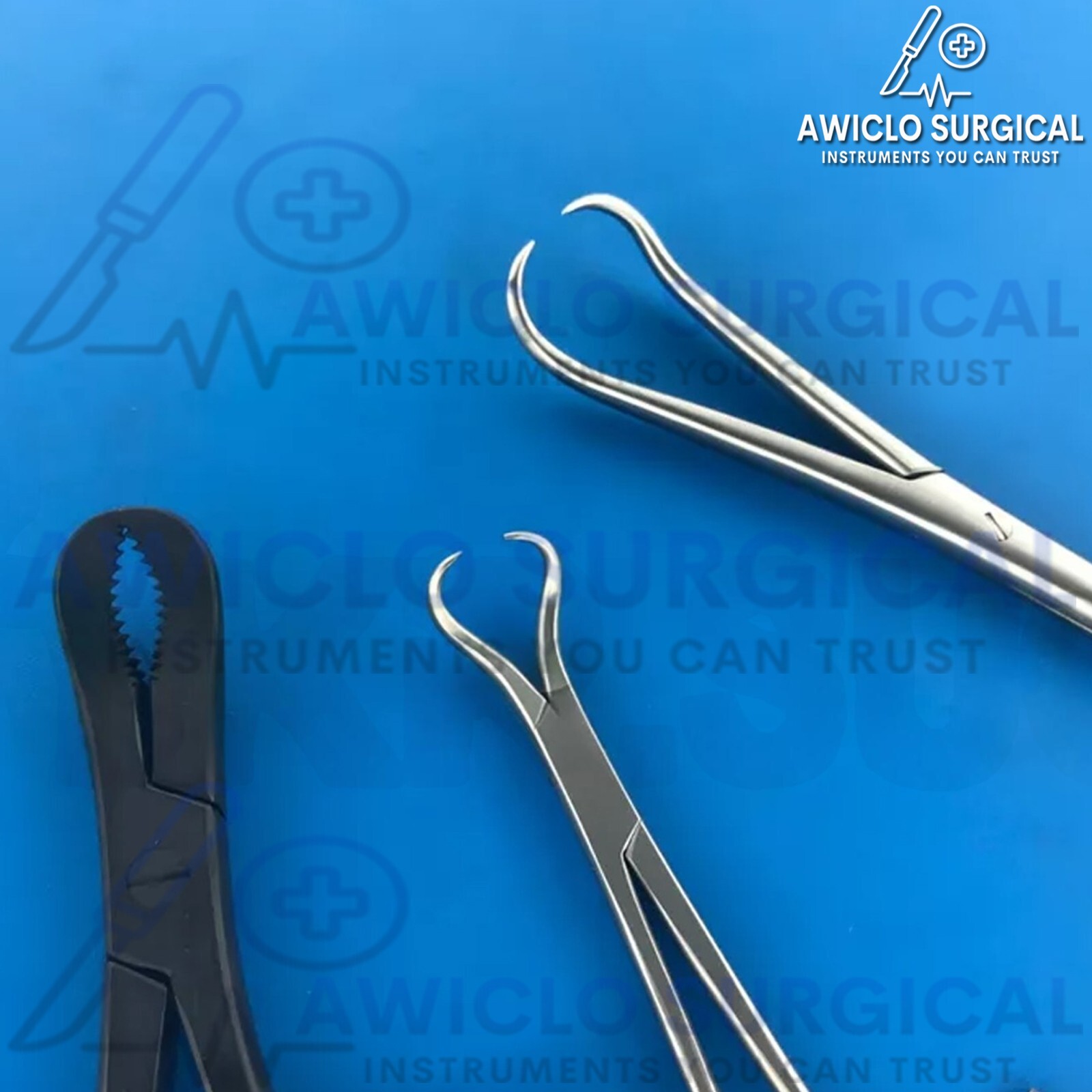 Forceps & Self Centering Bone Verbrugge Bone Holding Orthopedic Set 3 Pieces CE