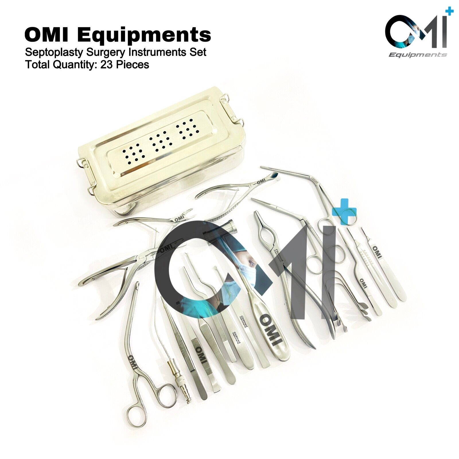 Septoplasty Surgery Instruments Set of 23 ENT Surgical Instruments Set With Box