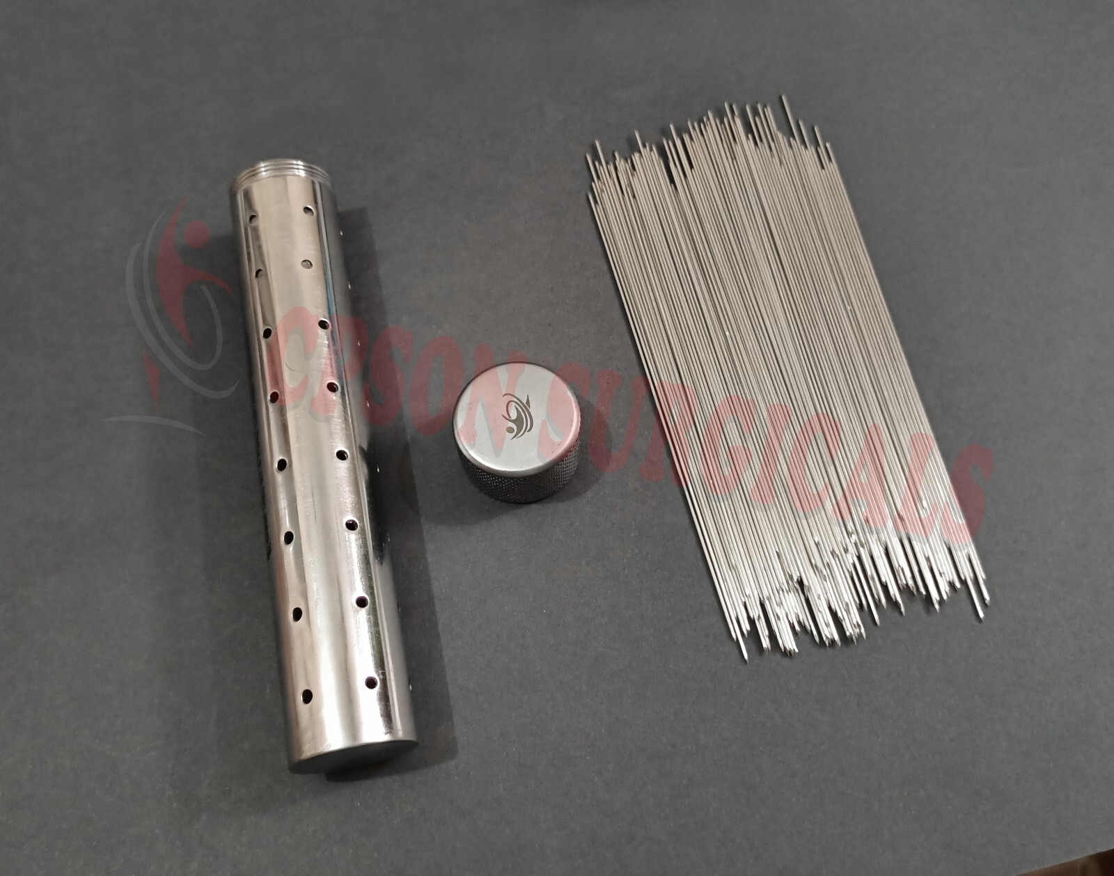 Double Ended K Wire Lot of 50 pcs with Container Surgical Instruments