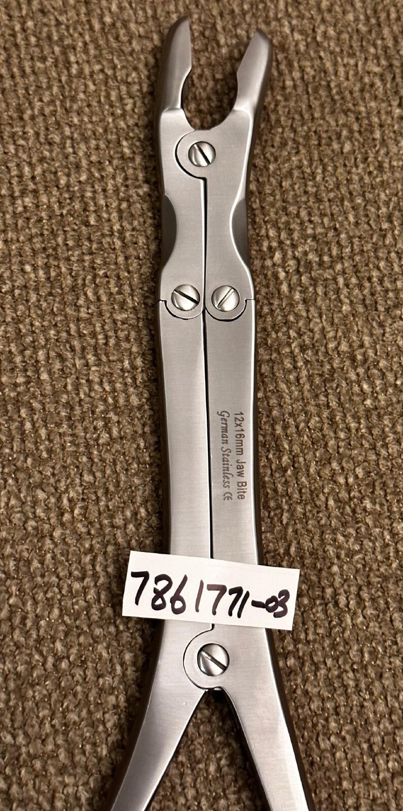 EXTRA LONG DOUBLE ACTION ORTHOPEDIC RONGUER LENGTH 14″ 12X16MM JAW BITE