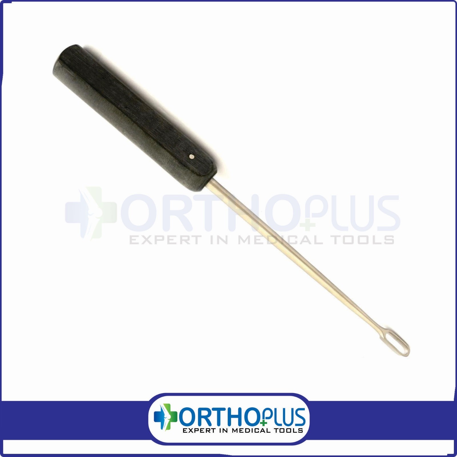 Spinal Bone Curettes 12” Straight Fiber Black Handle Surgical Orthopedic