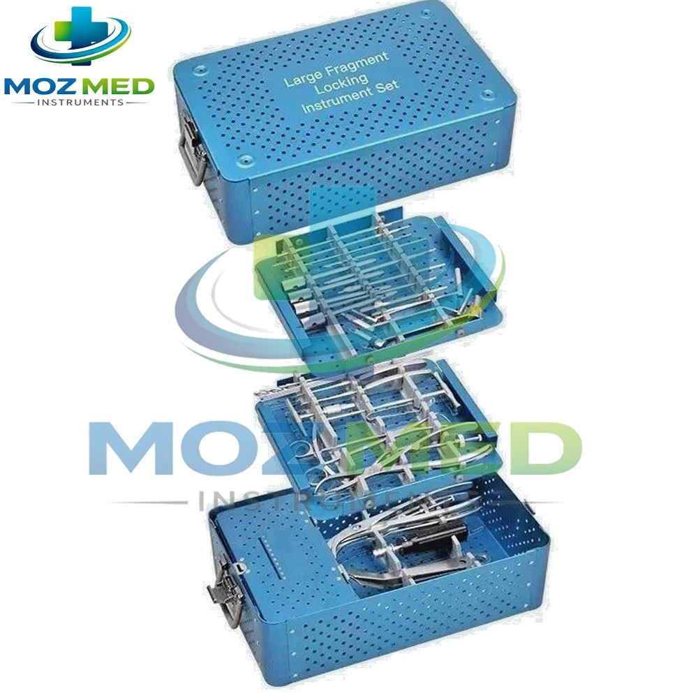 Large Fragment Locking Instrument Set , Screw Tray Orthopedic Surgical Traum