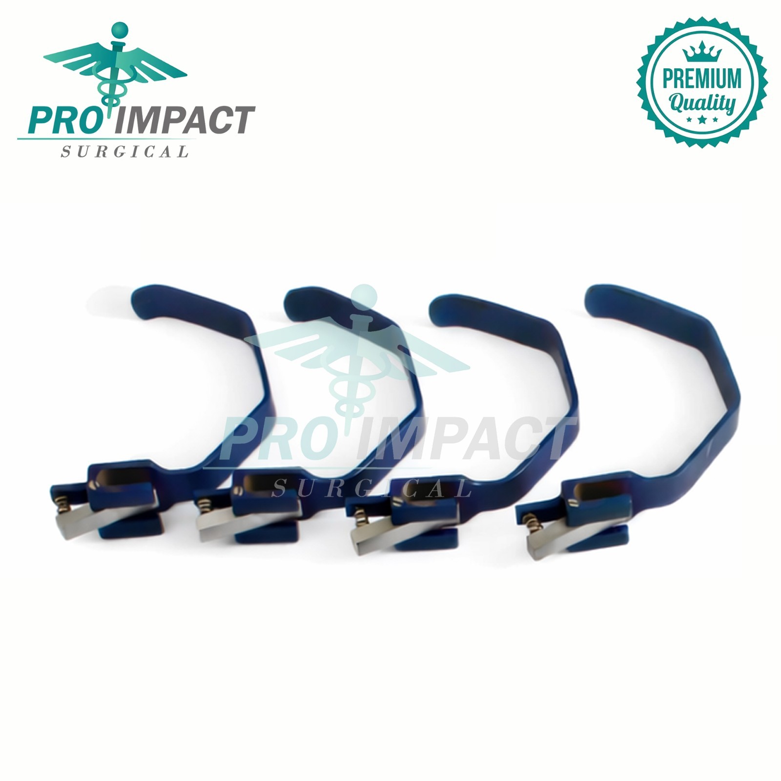 Super-Slide Laminectomy Casper Cervical 13 PCs Set High Blades Blue Coated Instr