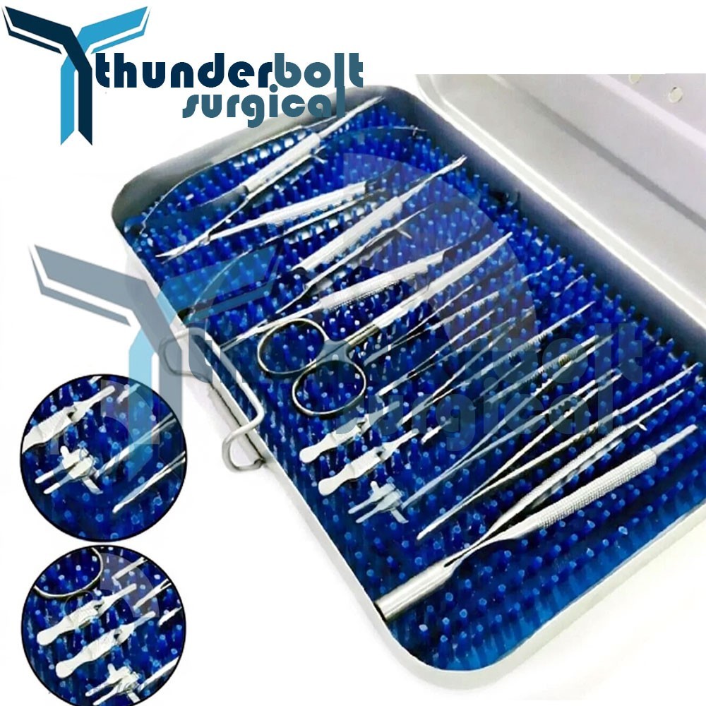 New Micro Hand Surgery Instrument Set Stainless Steel Surgical Kit With Case