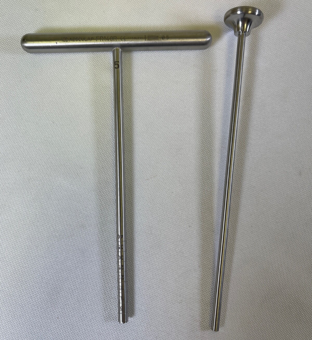 Aesculap FR140R Bone Biopsy Trephine L:170mm Inner 3.9mm Outer 5mm Orthopedics