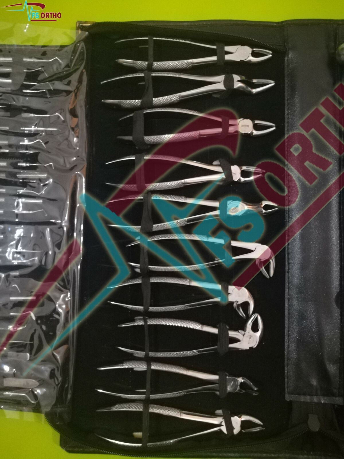 Oral Dental Surgical Extraction Surgery Elevators Forceps Instruments Kit of 61
