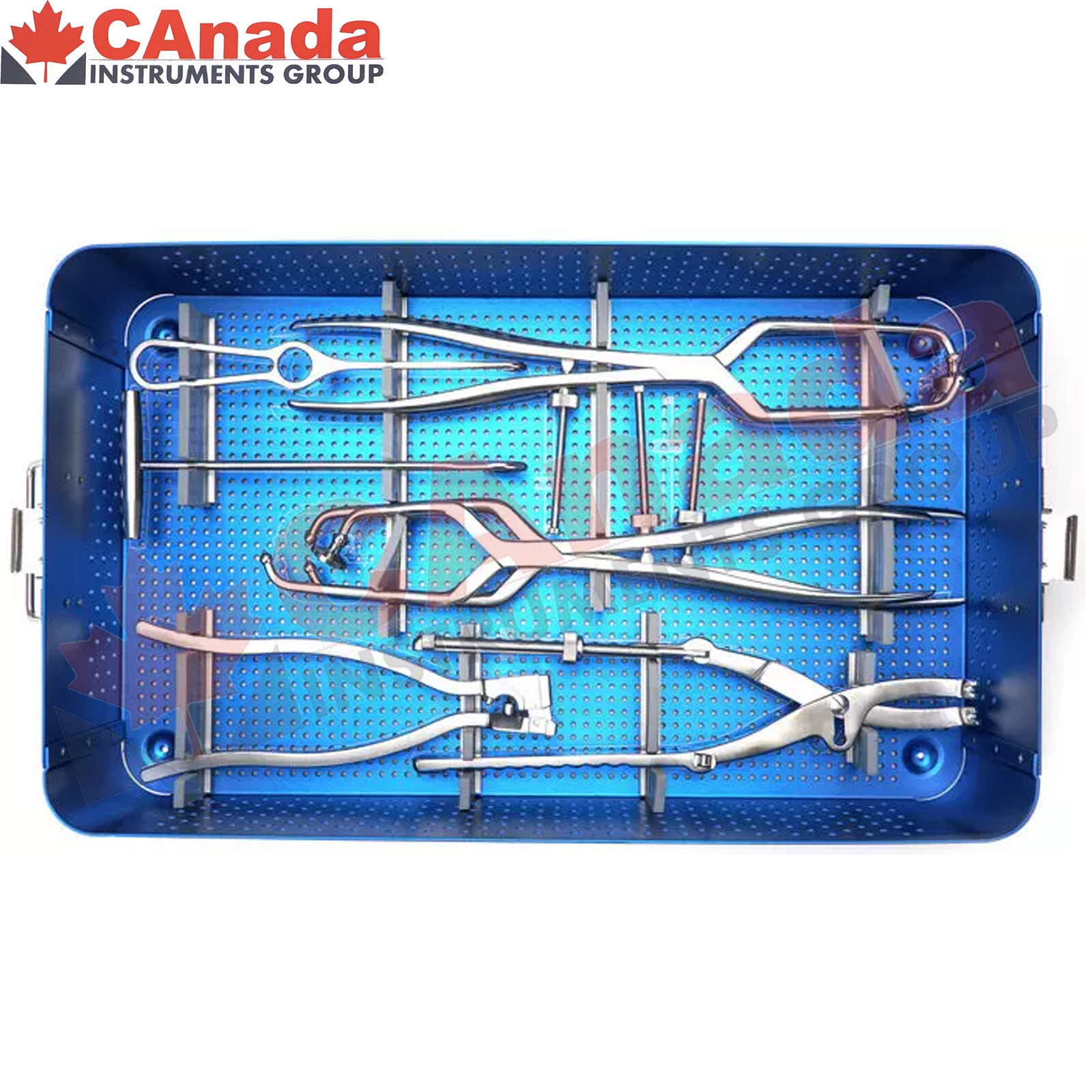 Basic Orthopedic Pelvic Reconstruction Plate Instrument Set Stainless Steel Germ