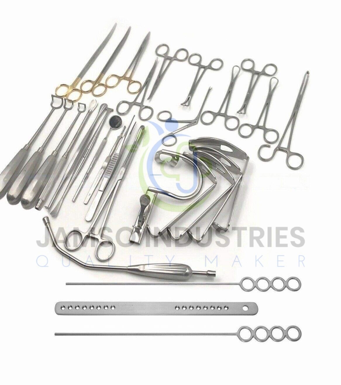 Tonsillectomy and Adenoidectomy 30 PCS Kit Surgical Instruments Set