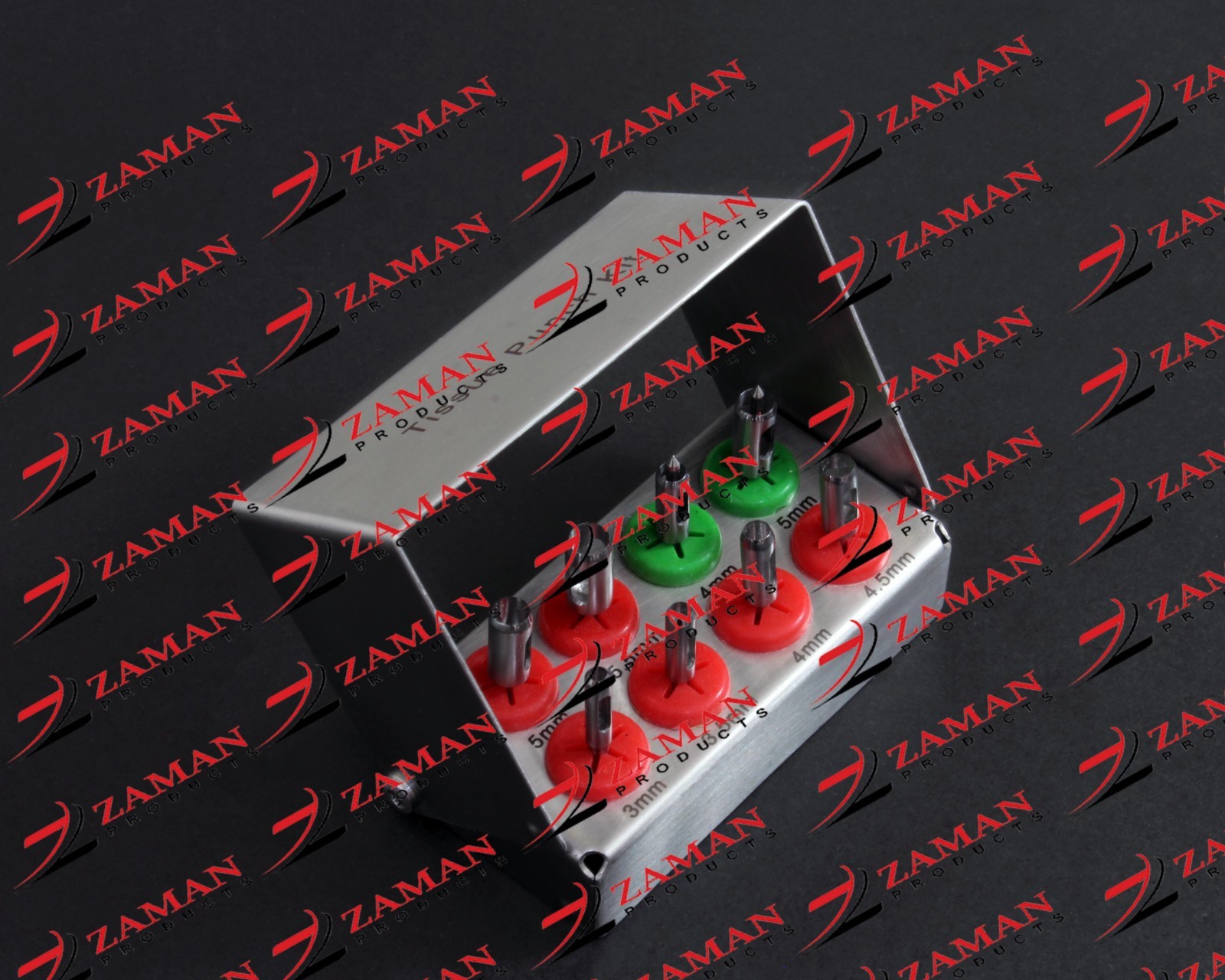 Tissue Punch Kit 8 Pcs Surgical Instruments New Dental Implant By Zaman Products